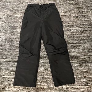 Black Ski Snow Pants Insulted